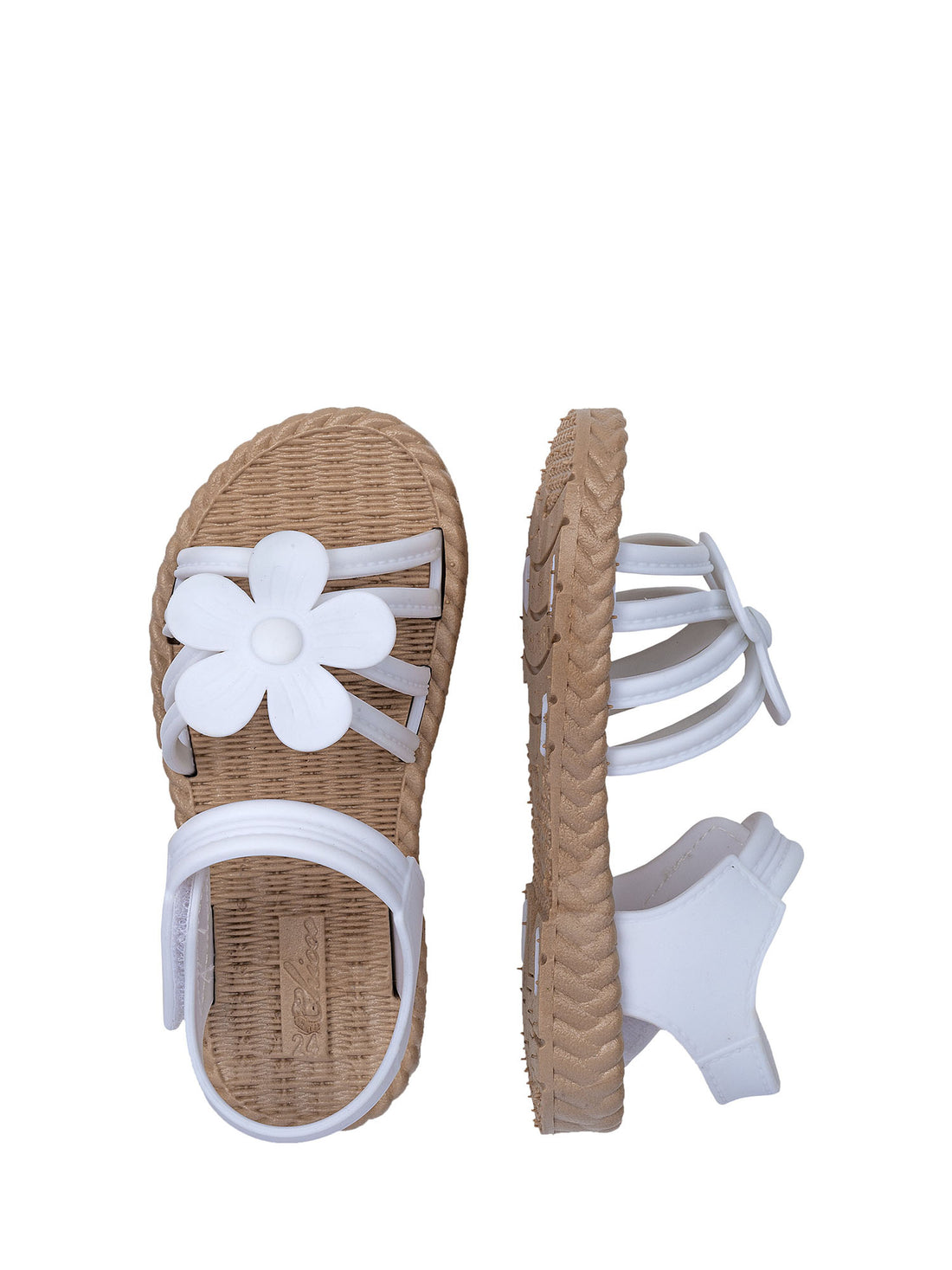 Sandali con strappi Bianco Chicco