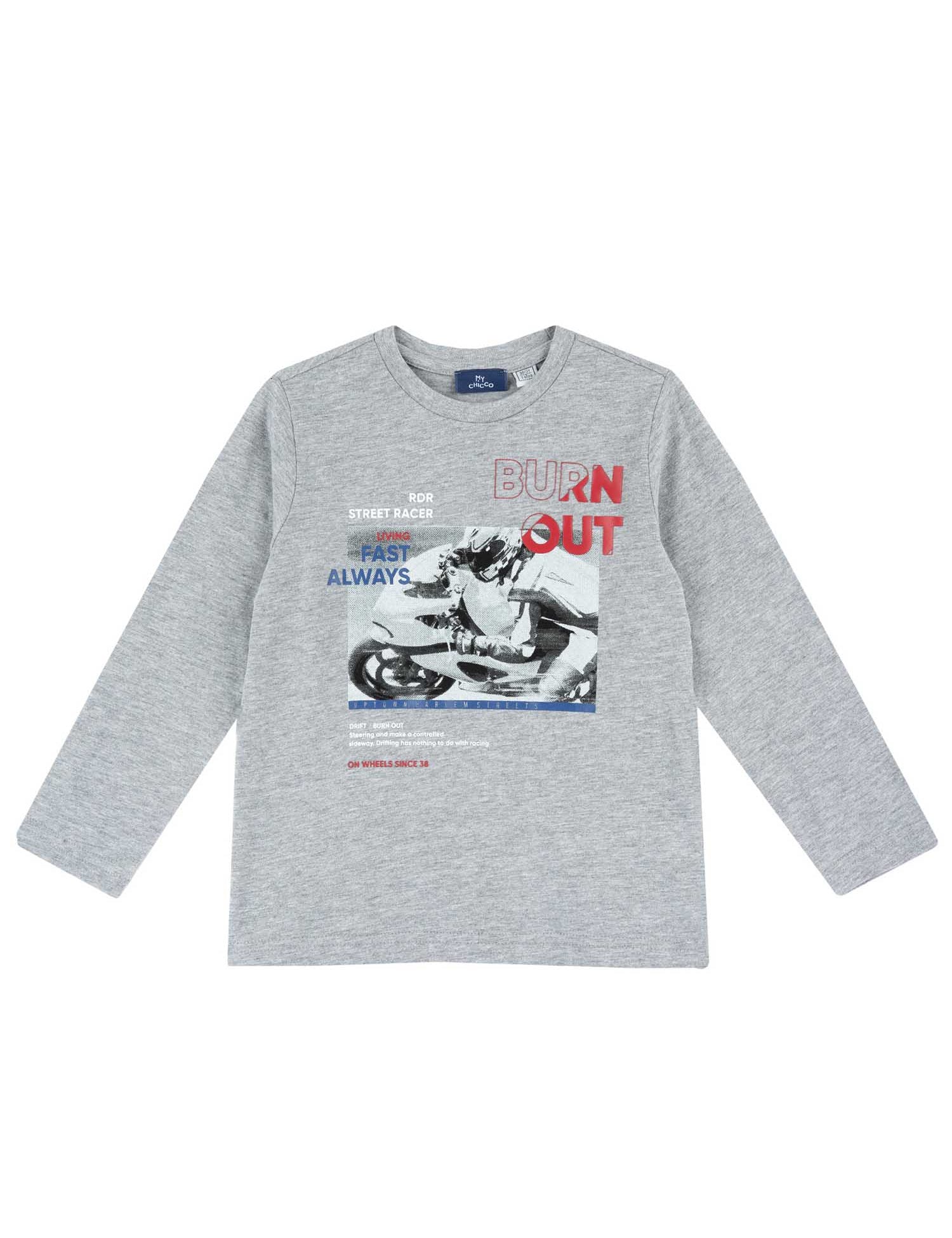 T-shirt Grigio Chicco