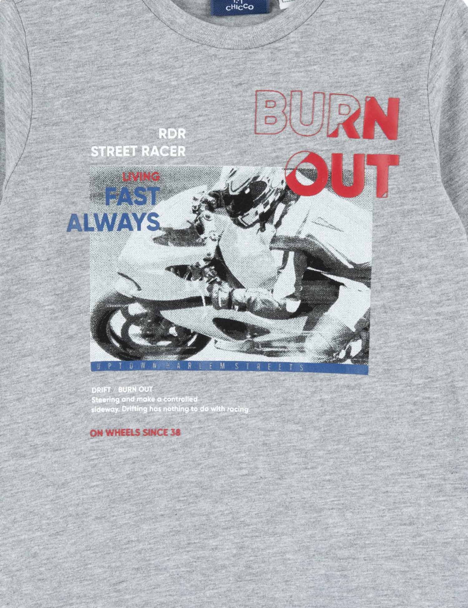 T-shirt Grigio Chicco