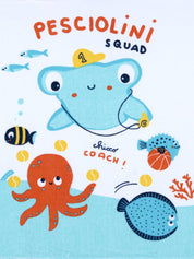 Teli mare Bianco Arancione Chicco