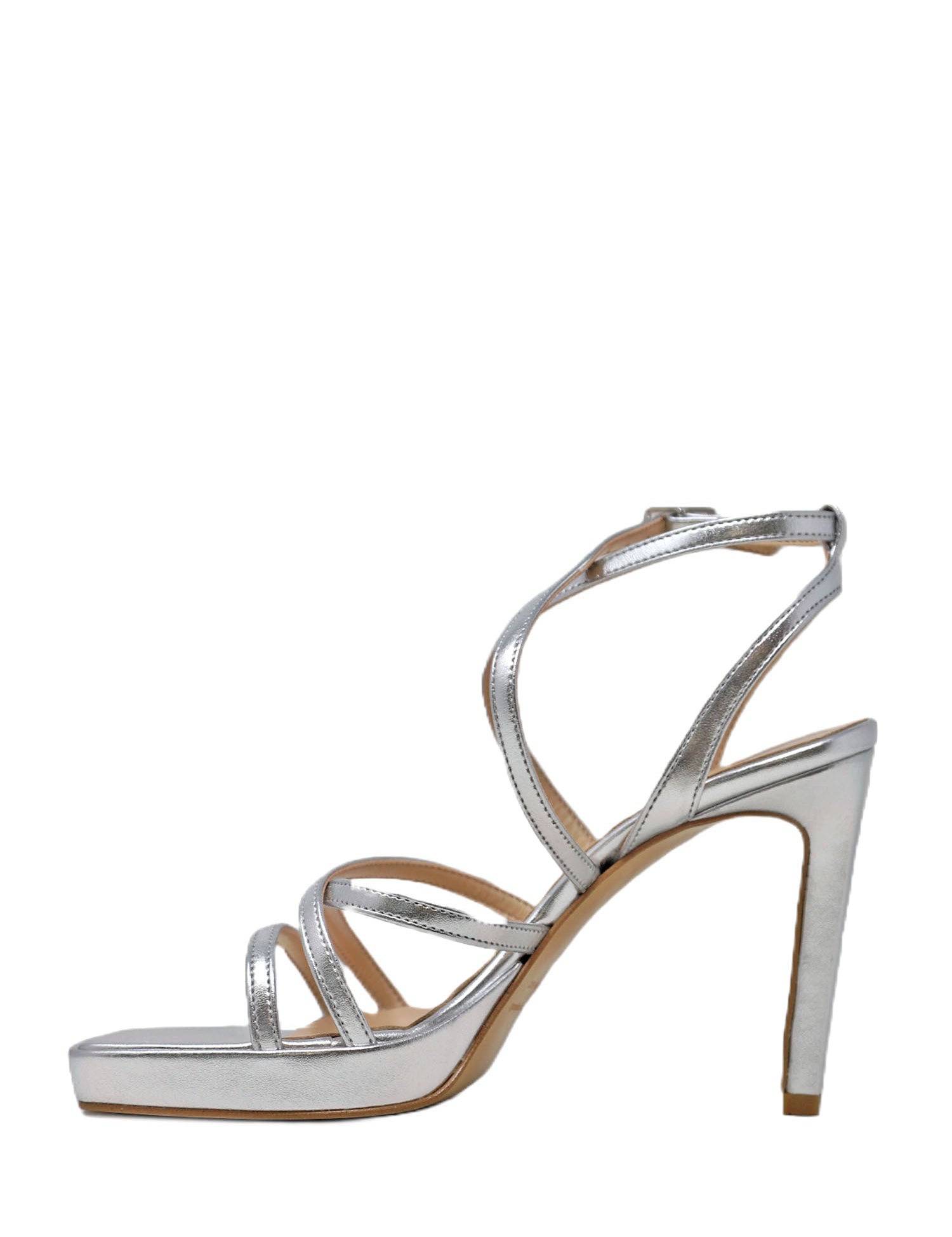 Sandali tacco Argento Grace Shoes