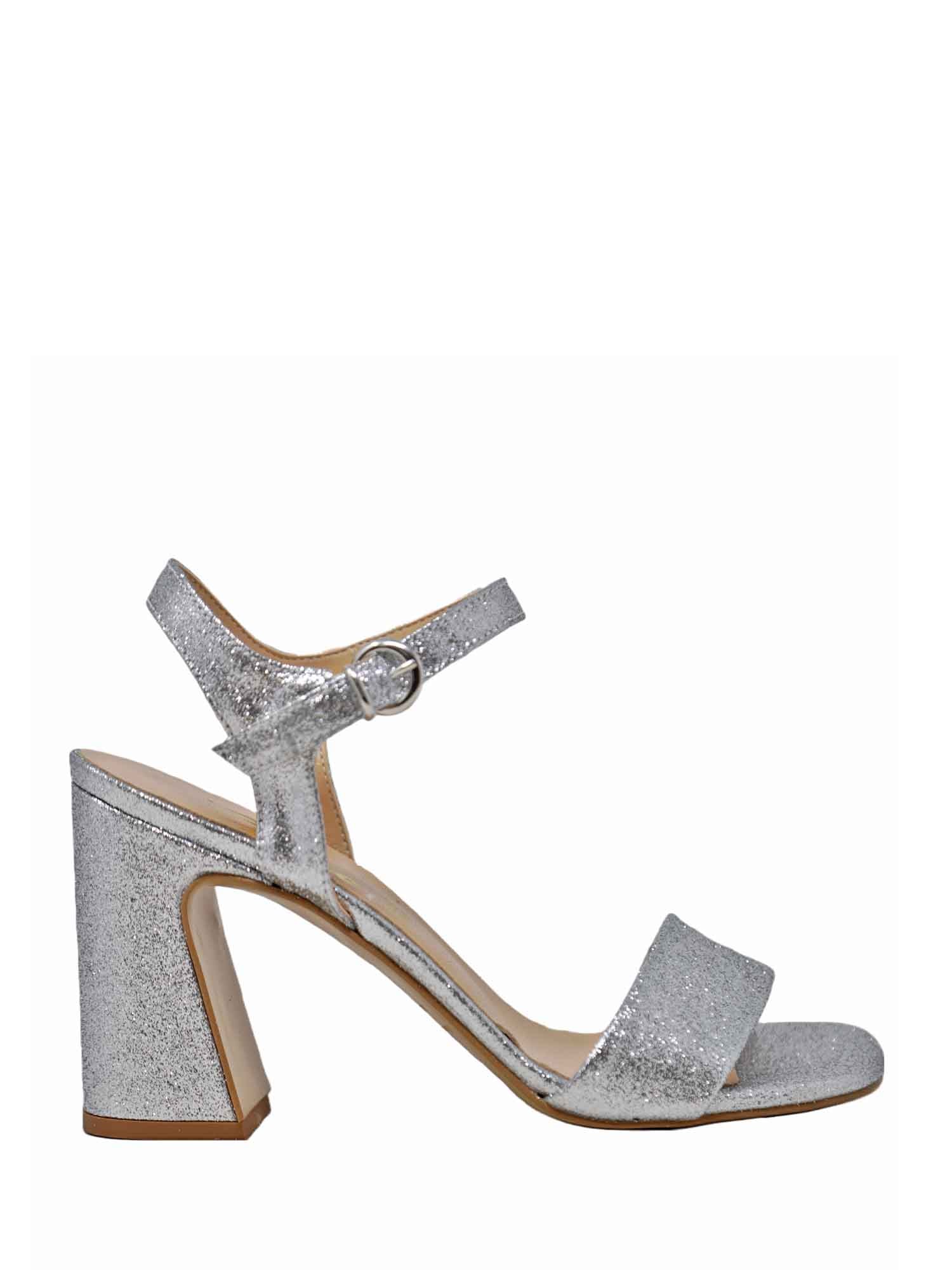 Sandali tacco Argento Grace Shoes