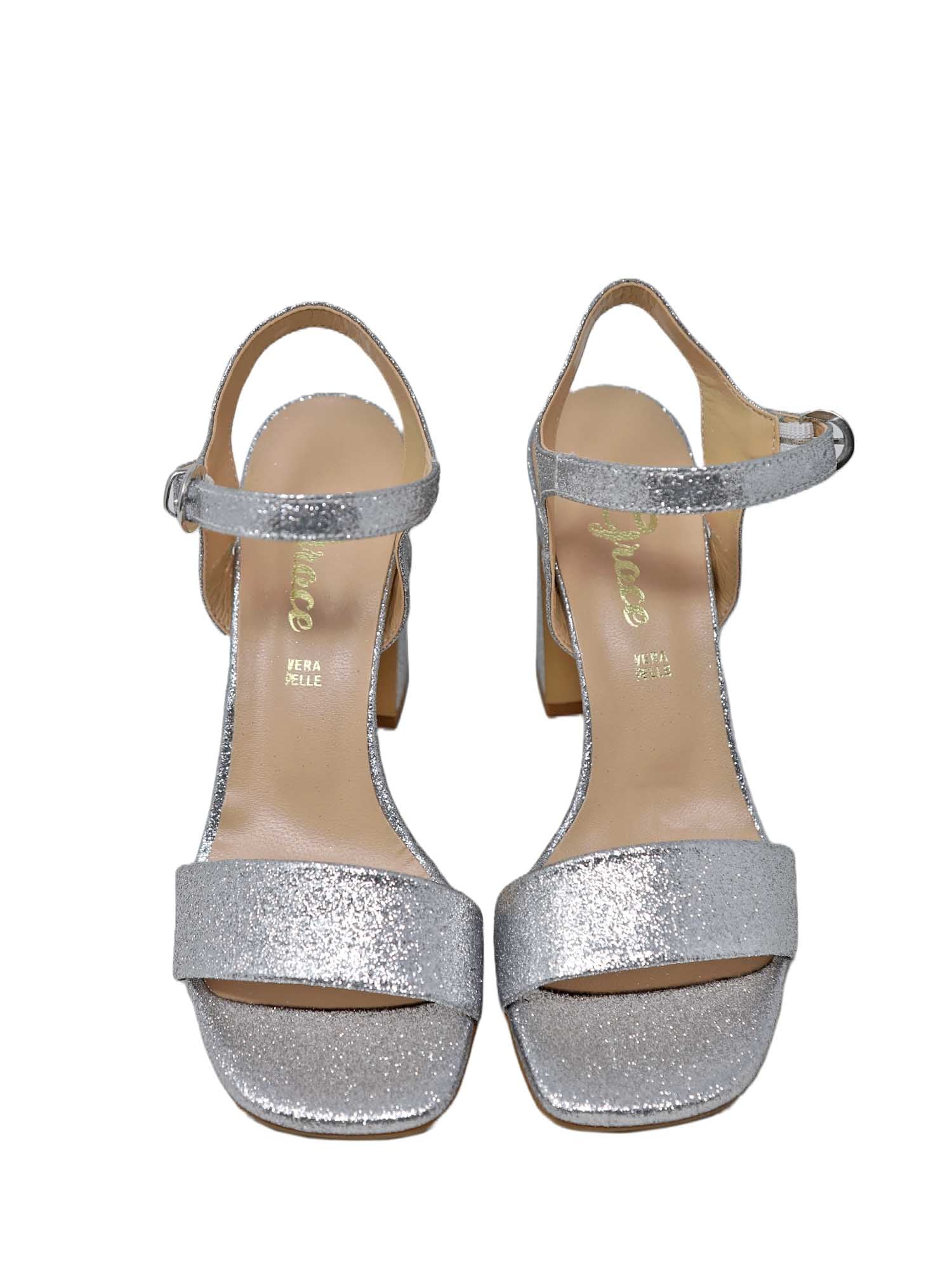 Sandali tacco Argento Grace Shoes