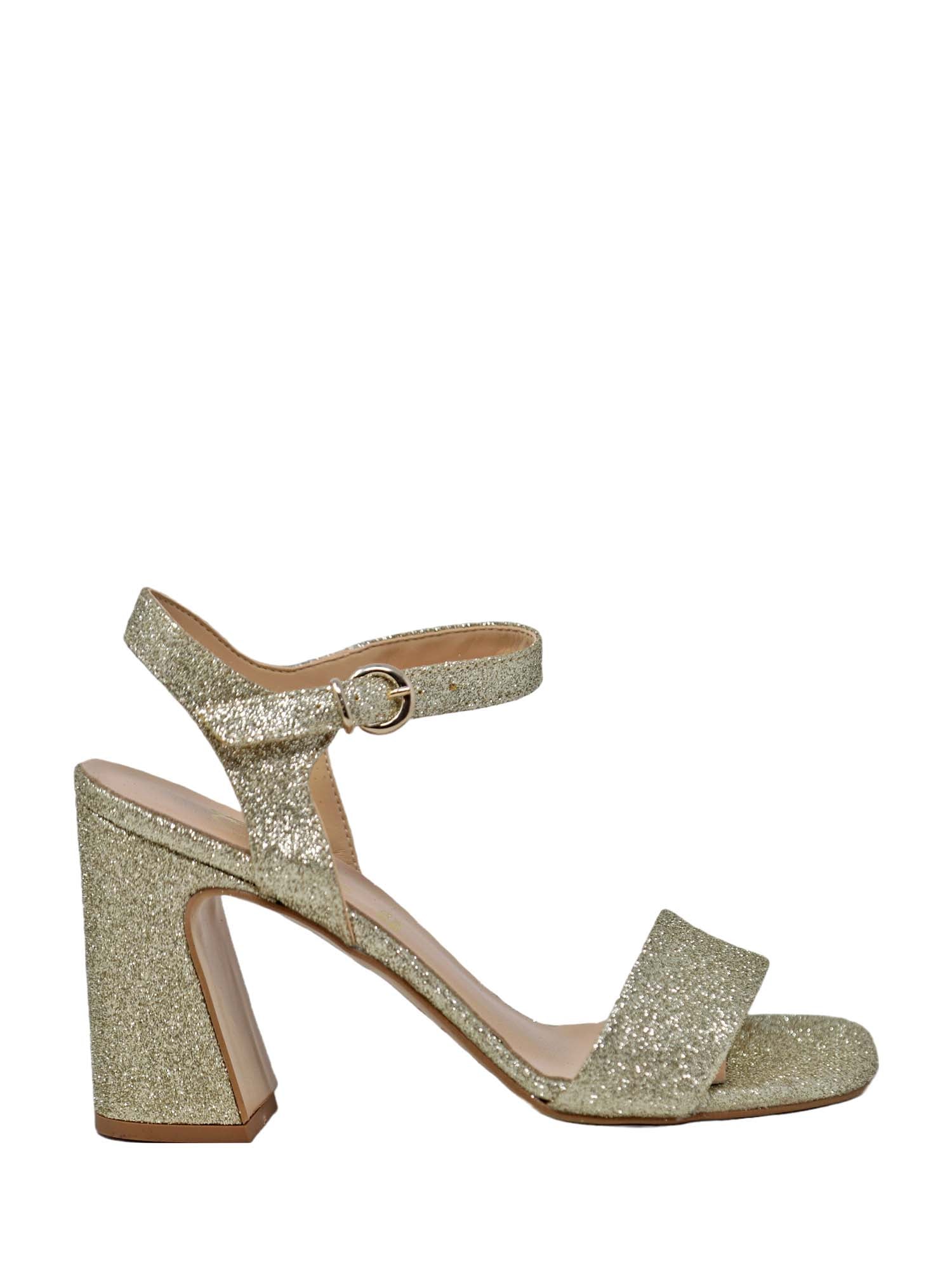 Sandali tacco Oro Grace Shoes