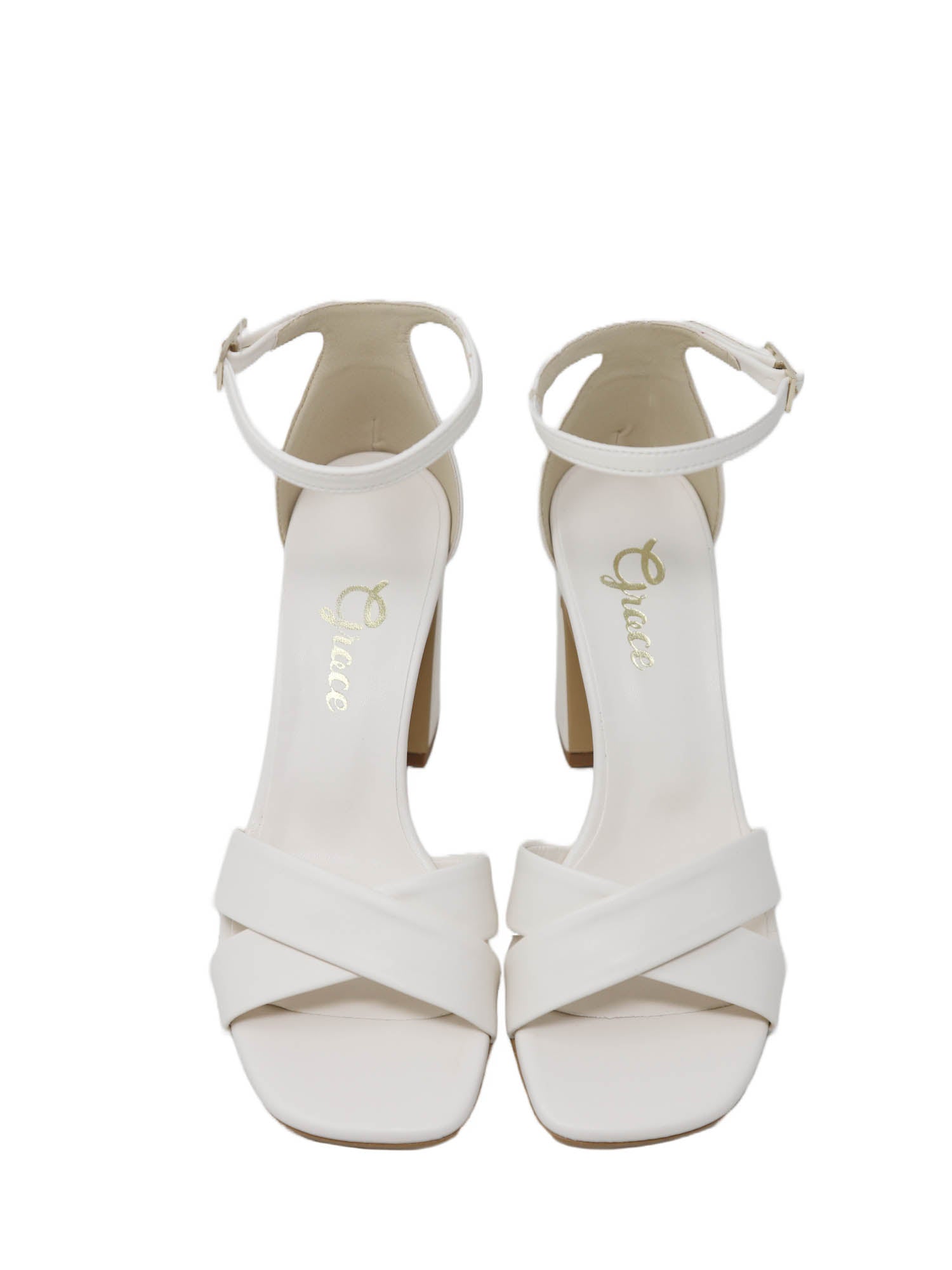 Sandali tacco Beige Grace Shoes