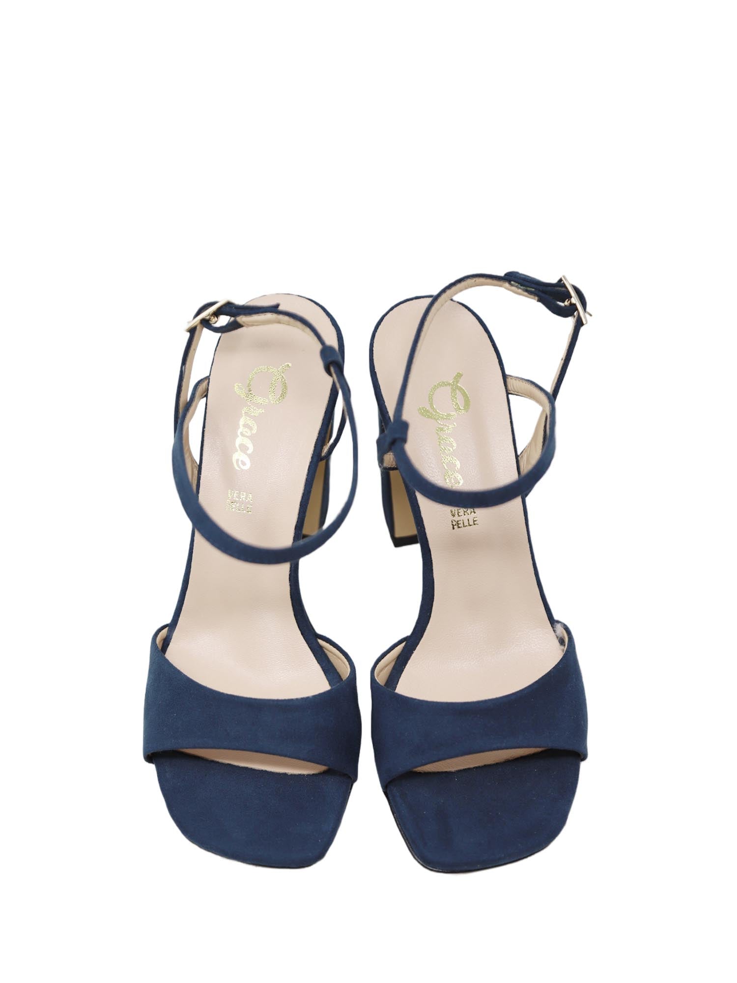 Sandali tacco Blu Grace Shoes
