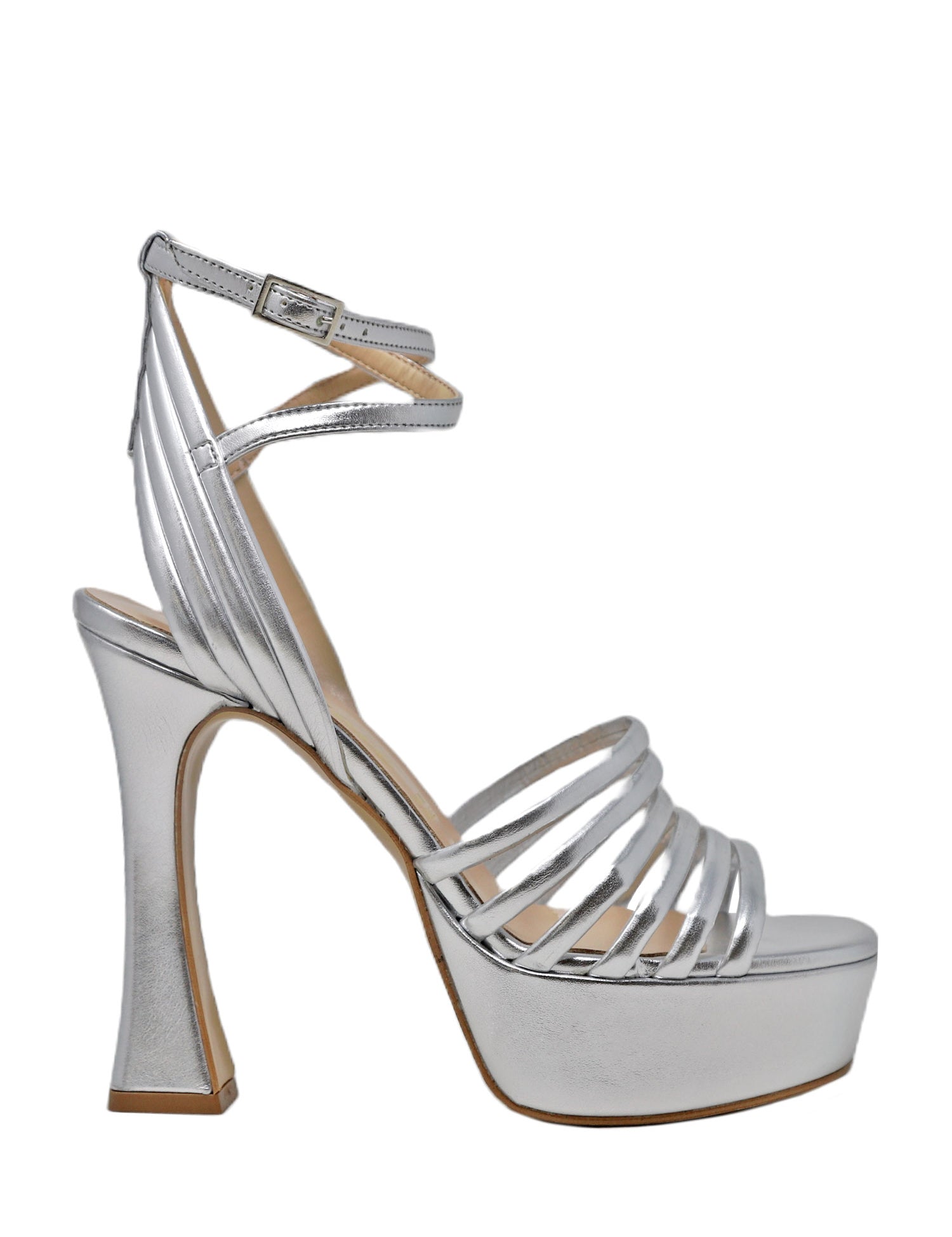 Sandali tacco Argento Grace Shoes