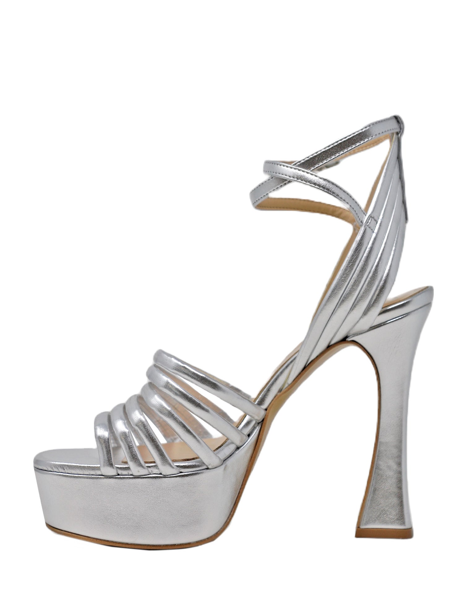 Sandali tacco Argento Grace Shoes