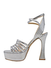 Sandali tacco Argento Grace Shoes