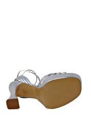 Sandali tacco Argento Grace Shoes
