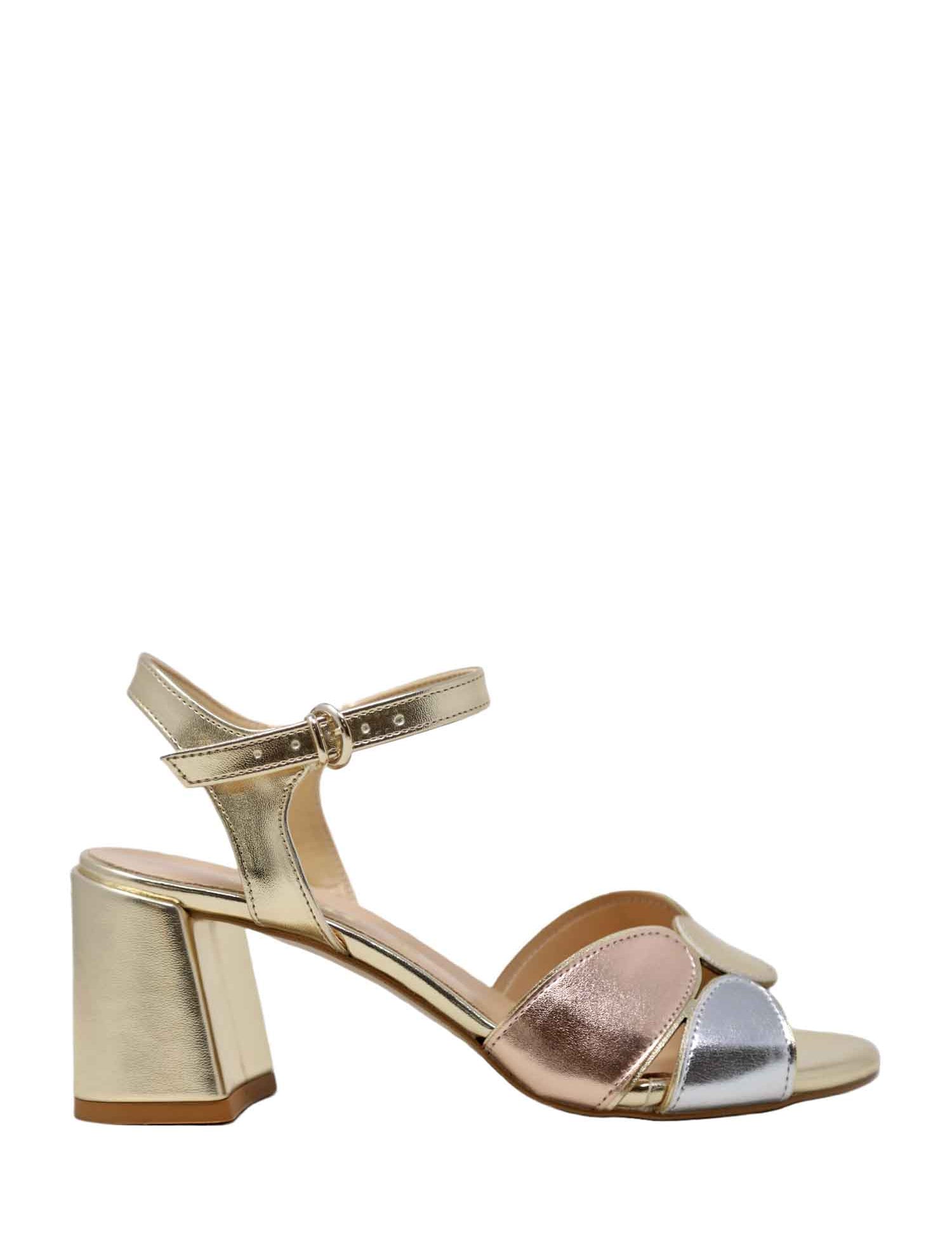 Sandali tacco Oro Grace Shoes