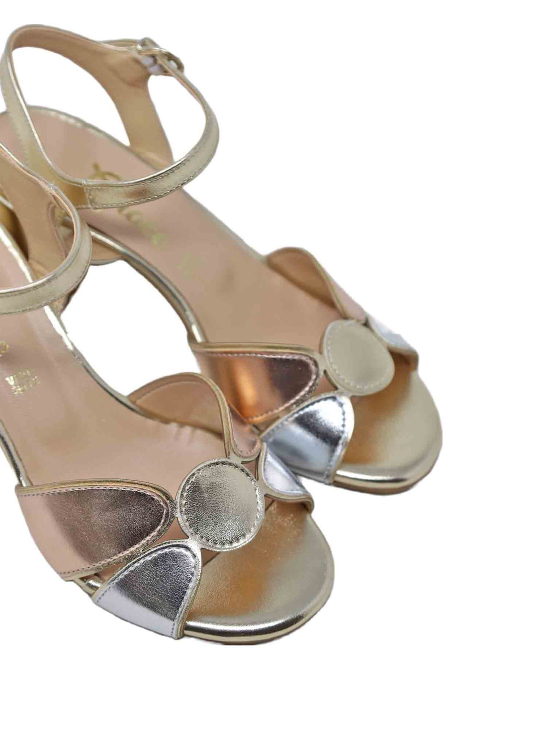 Sandali tacco Oro Grace Shoes