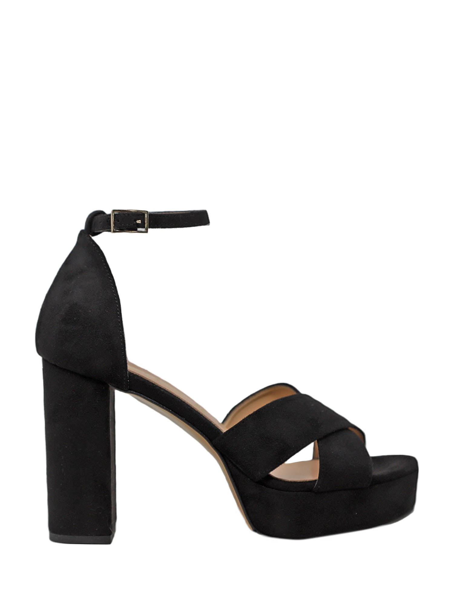 Sandali tacco Nero Beige Grace Shoes