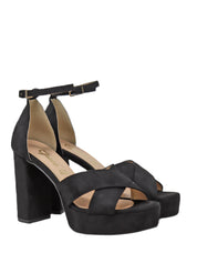 Sandali tacco Nero Beige Grace Shoes