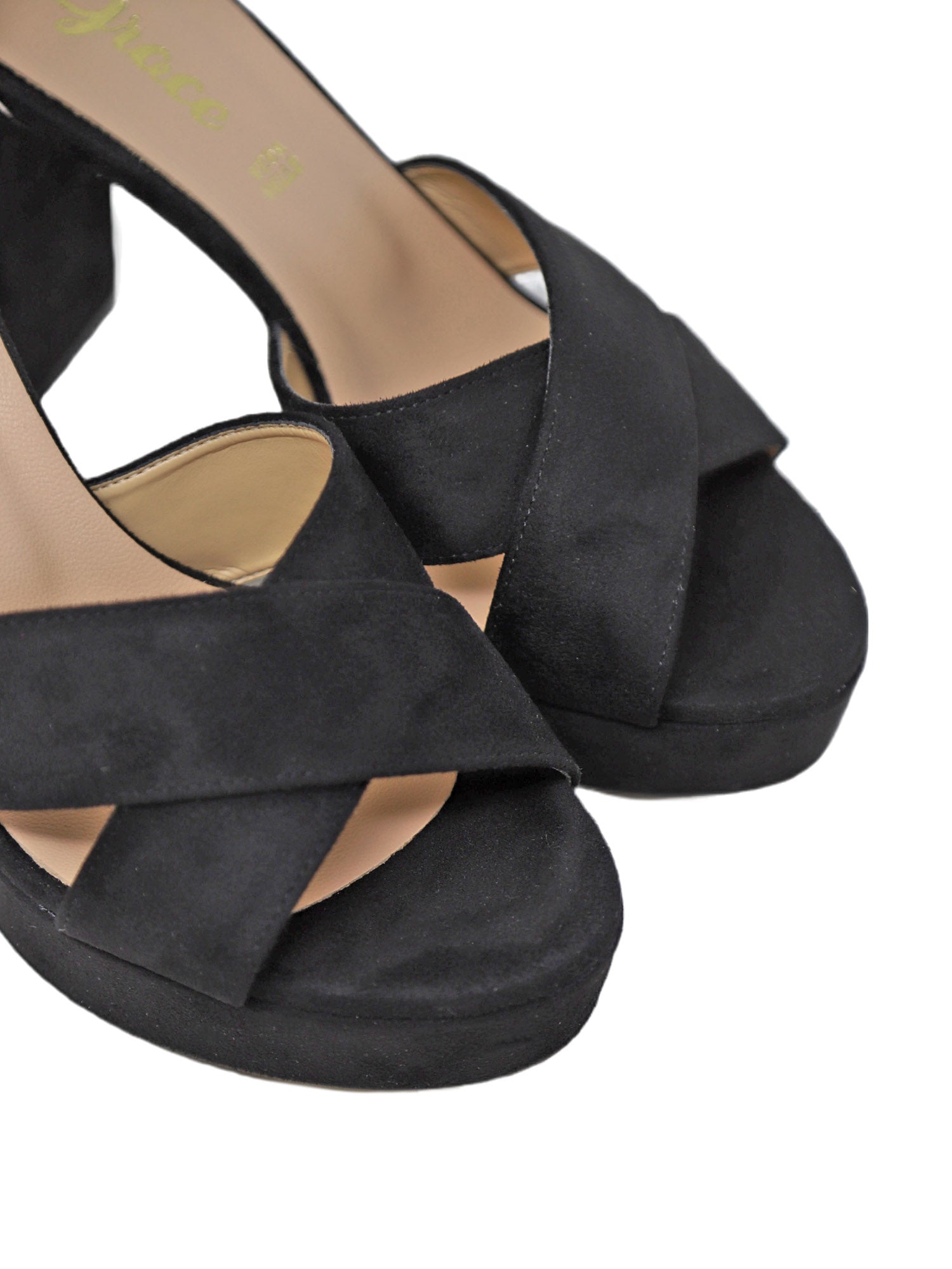 Sandali tacco Nero Beige Grace Shoes