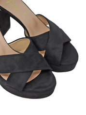Sandali tacco Nero Beige Grace Shoes