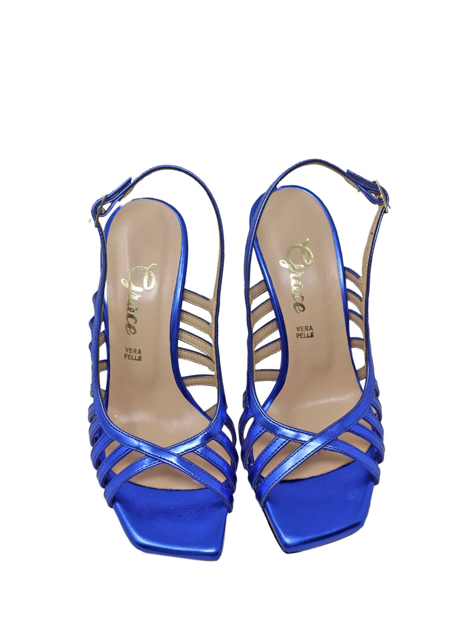 Sandali tacco Blu Grace Shoes
