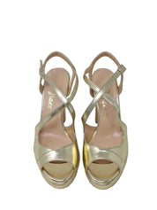 Sandali tacco Oro Beige Grace Shoes