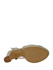 Sandali tacco Oro Beige Grace Shoes
