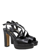 Sandali tacco Nero Grace Shoes