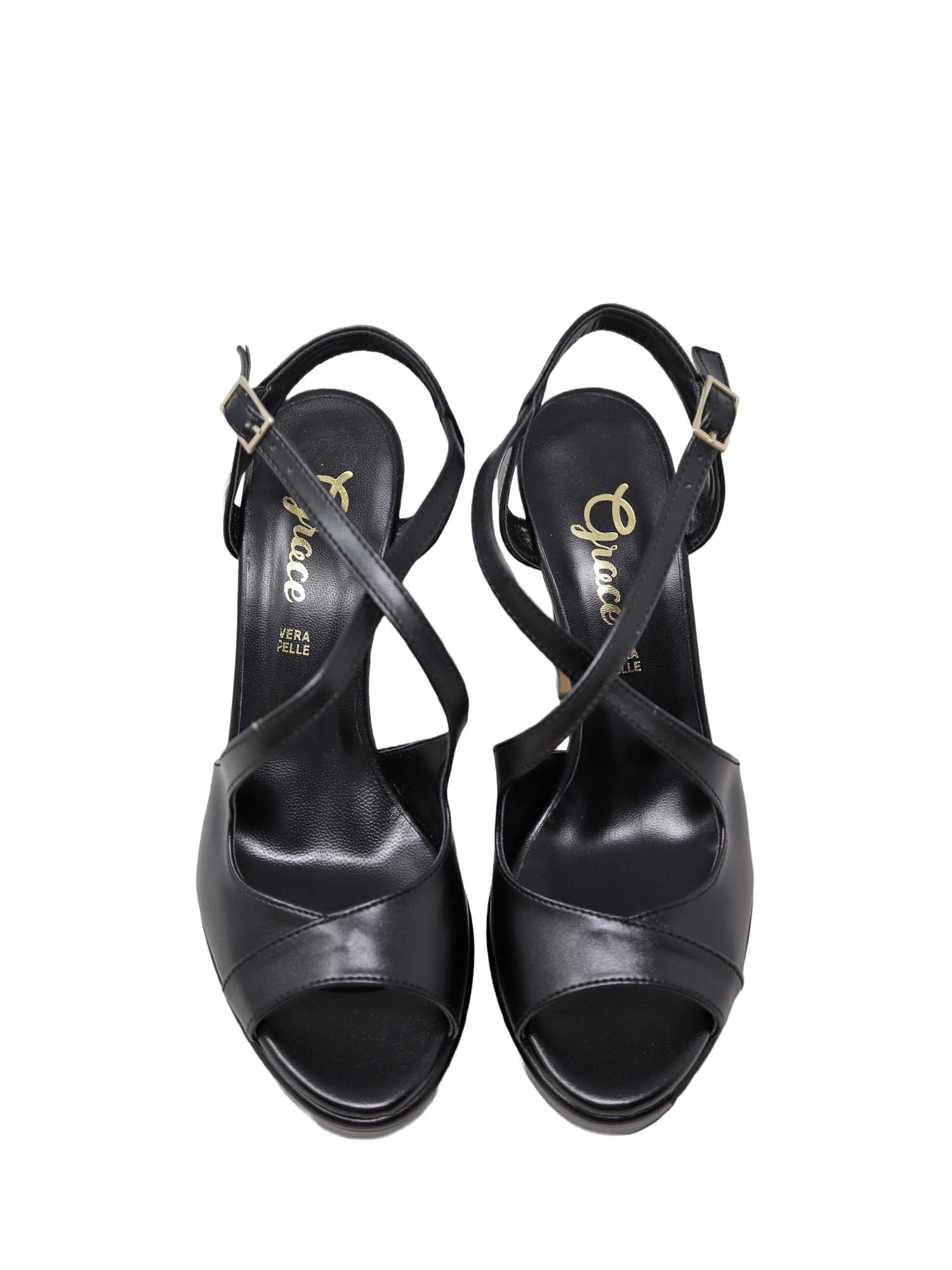 Sandali tacco Nero Grace Shoes