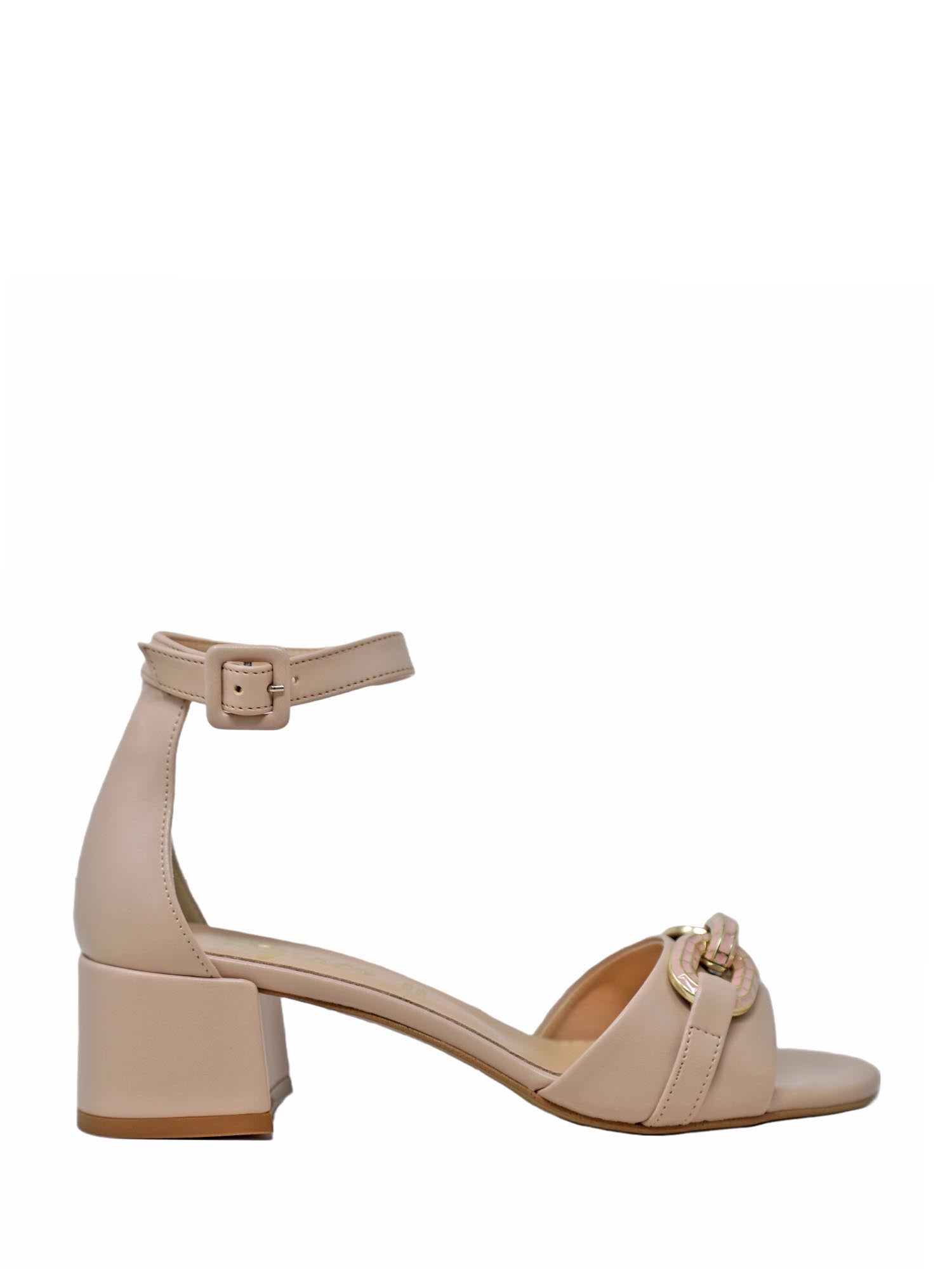Sandali tacco Beige Grace Shoes