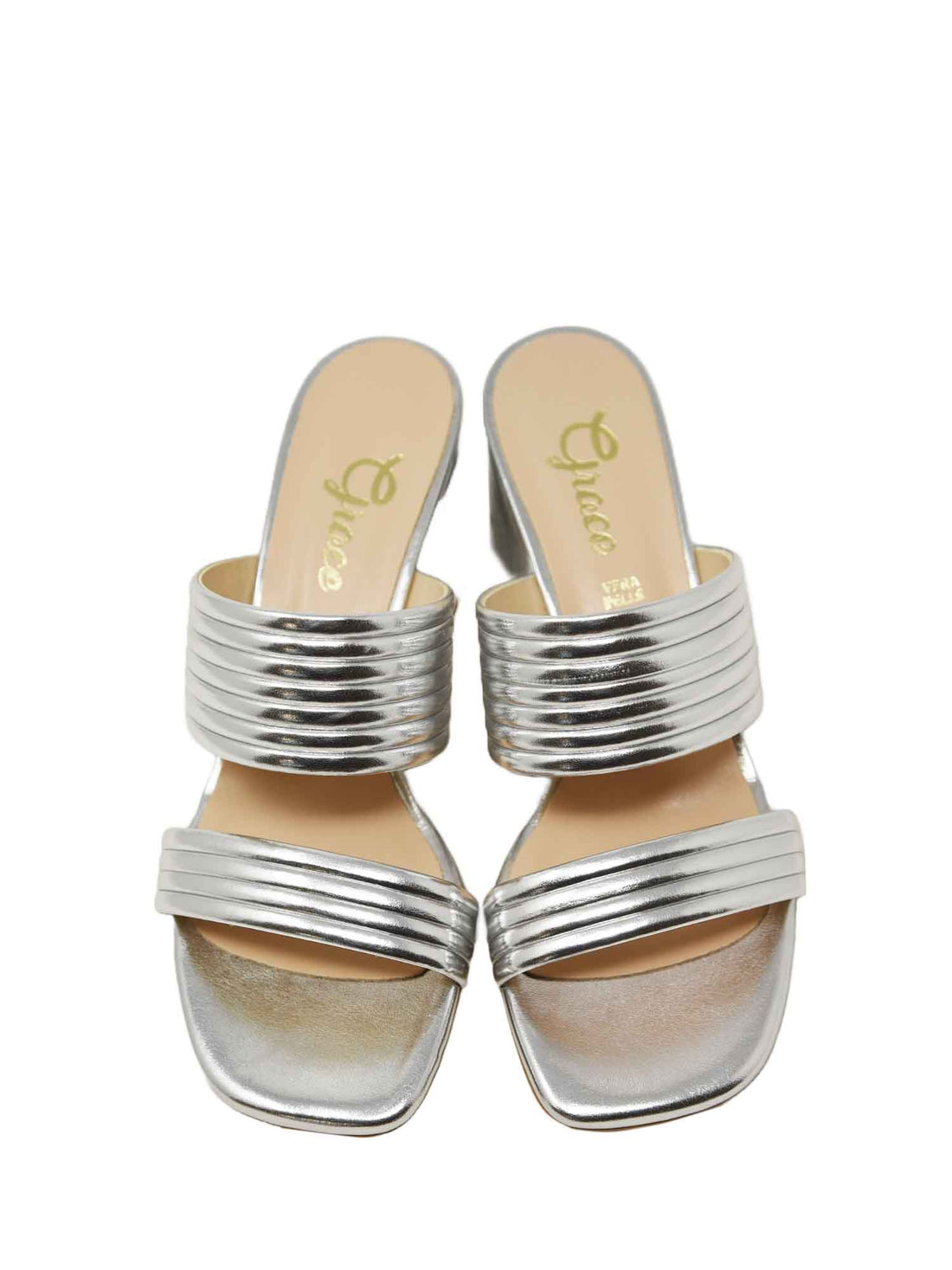 Sandali tacco Argento Grace Shoes