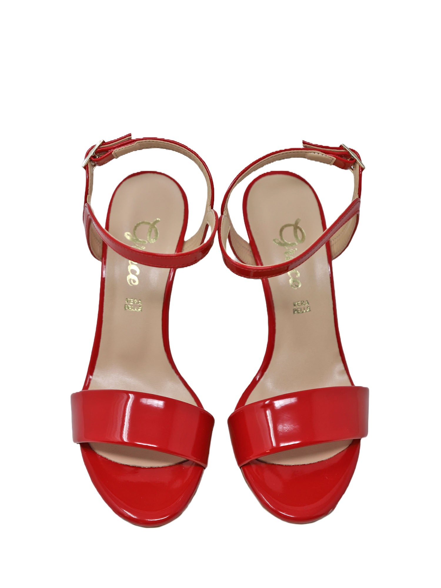 Sandali tacco Rosso Grace Shoes