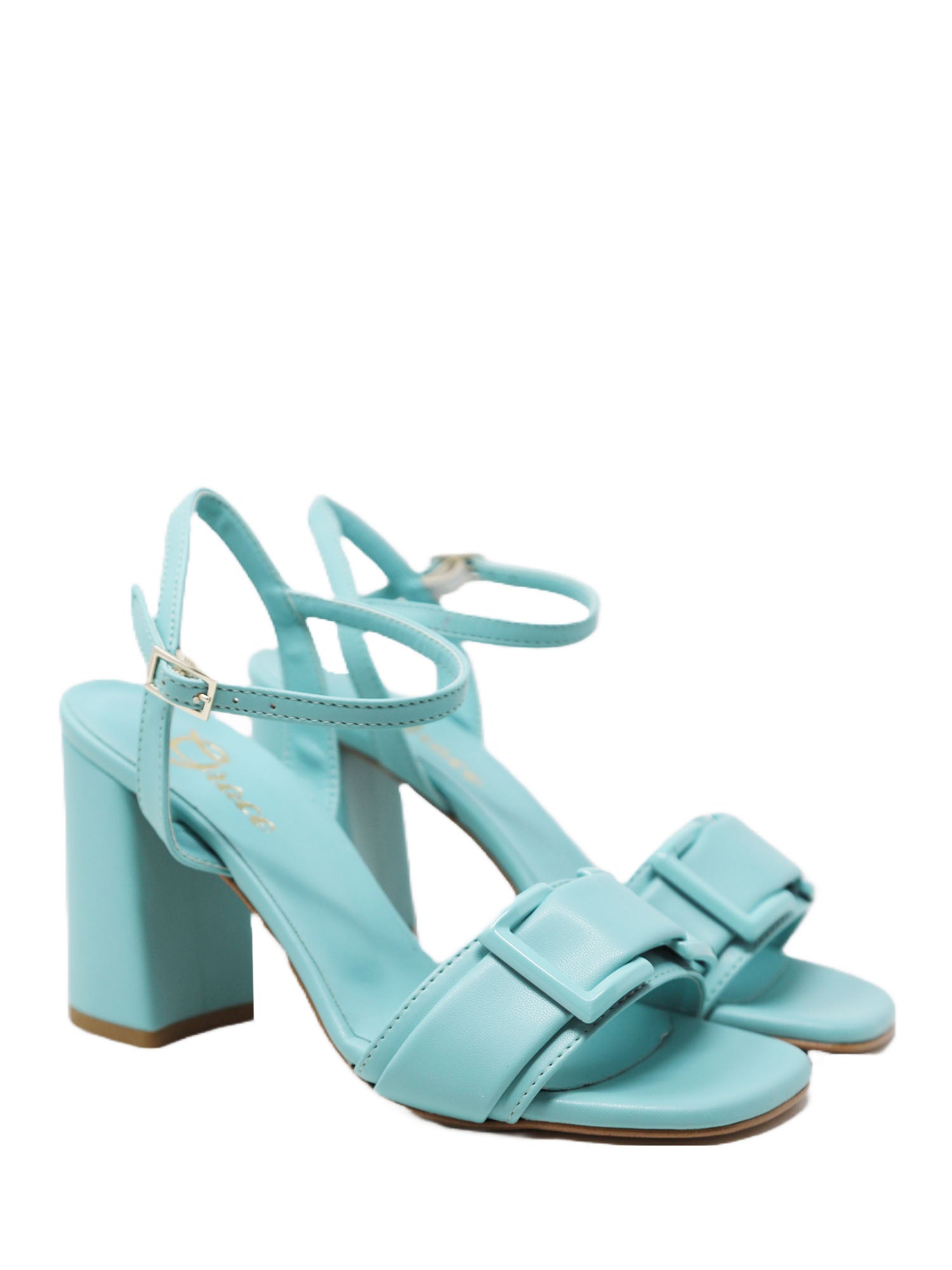 Sandali tacco Turchese Grace Shoes