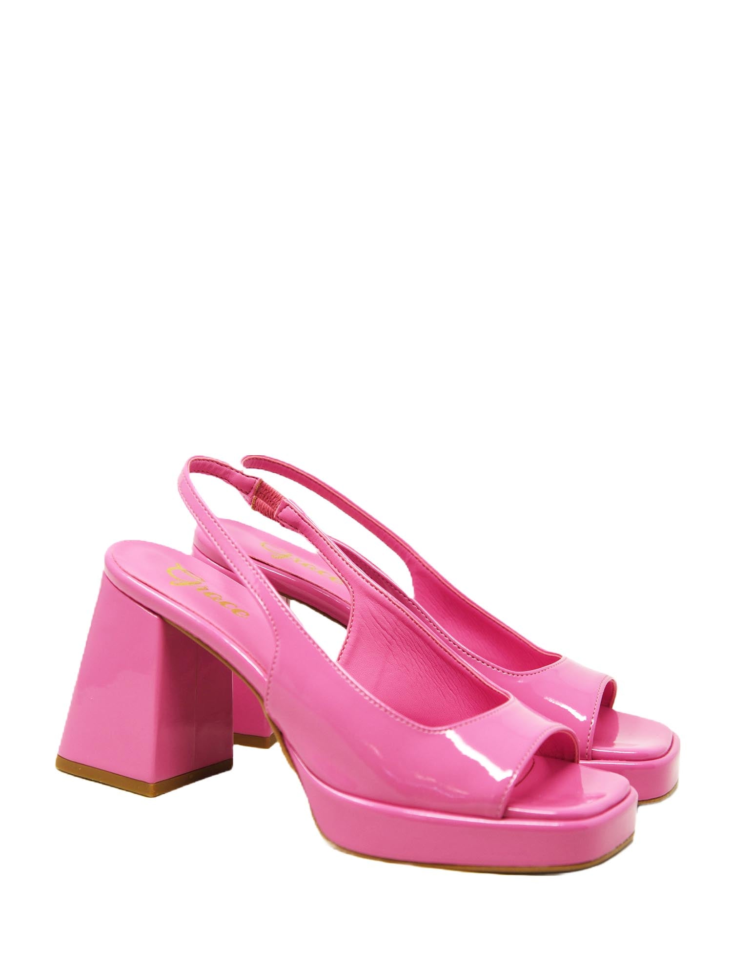 Sandali tacco Rosa Grace Shoes