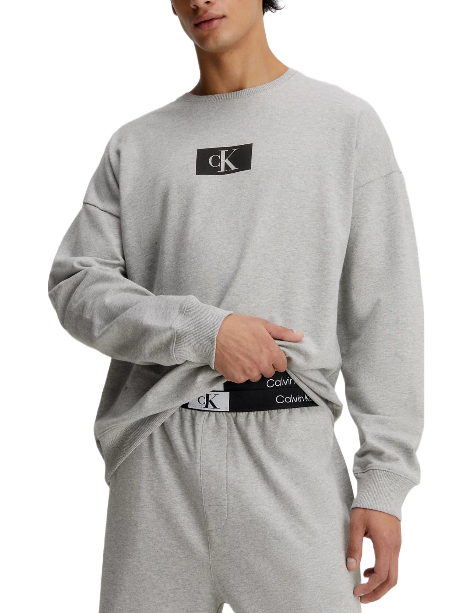 Felpe Grigio Calvin Klein Underwear