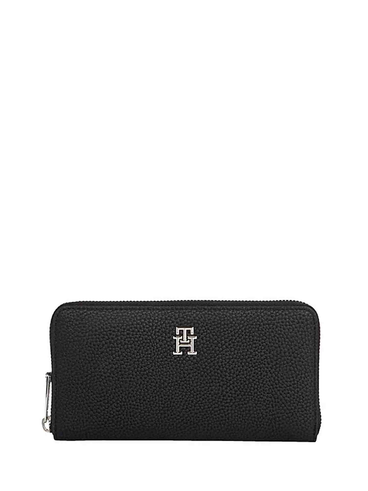Portafogli Nero Tommy Hilfiger