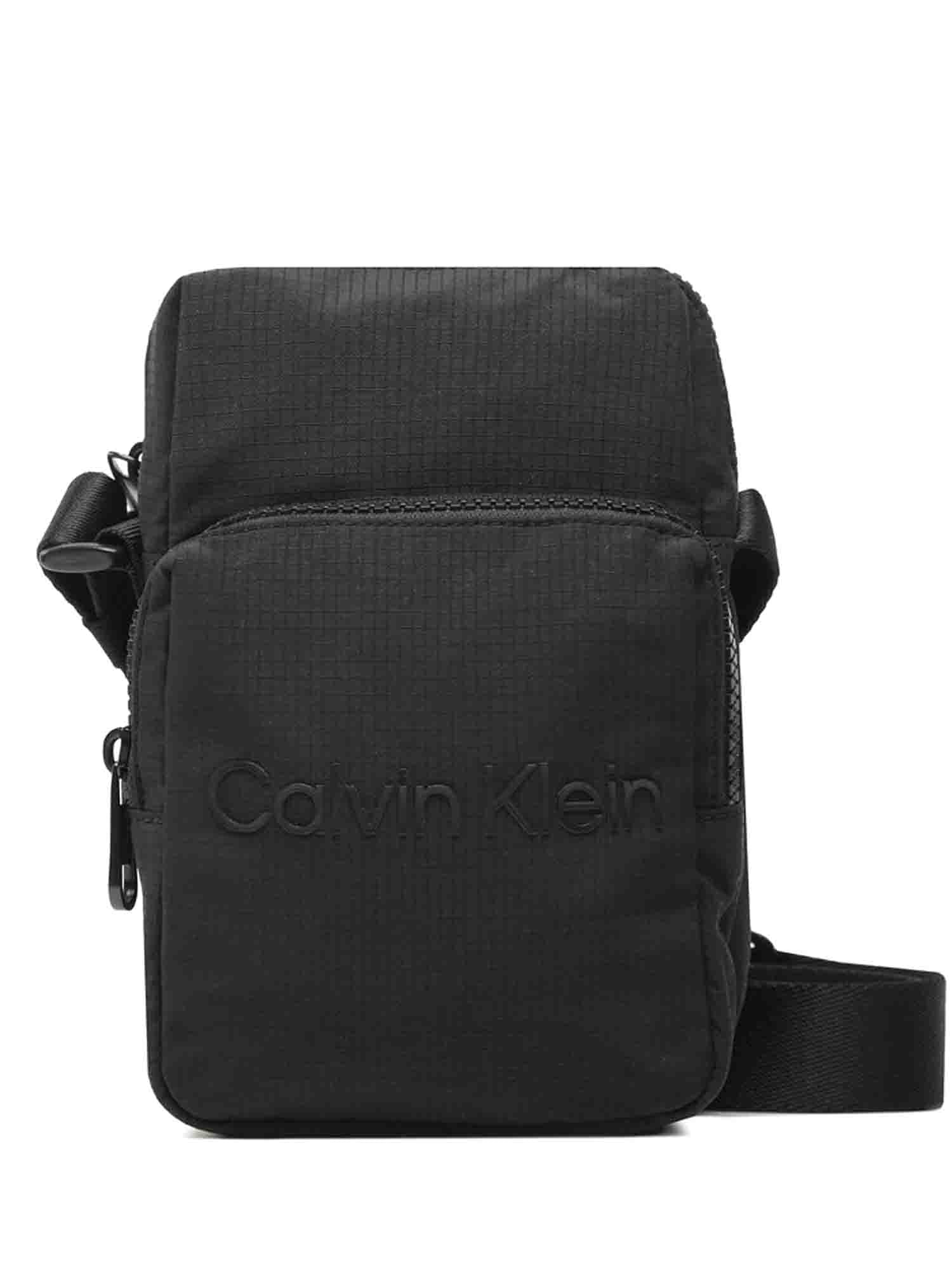 Tracolla Nero Calvin Klein
