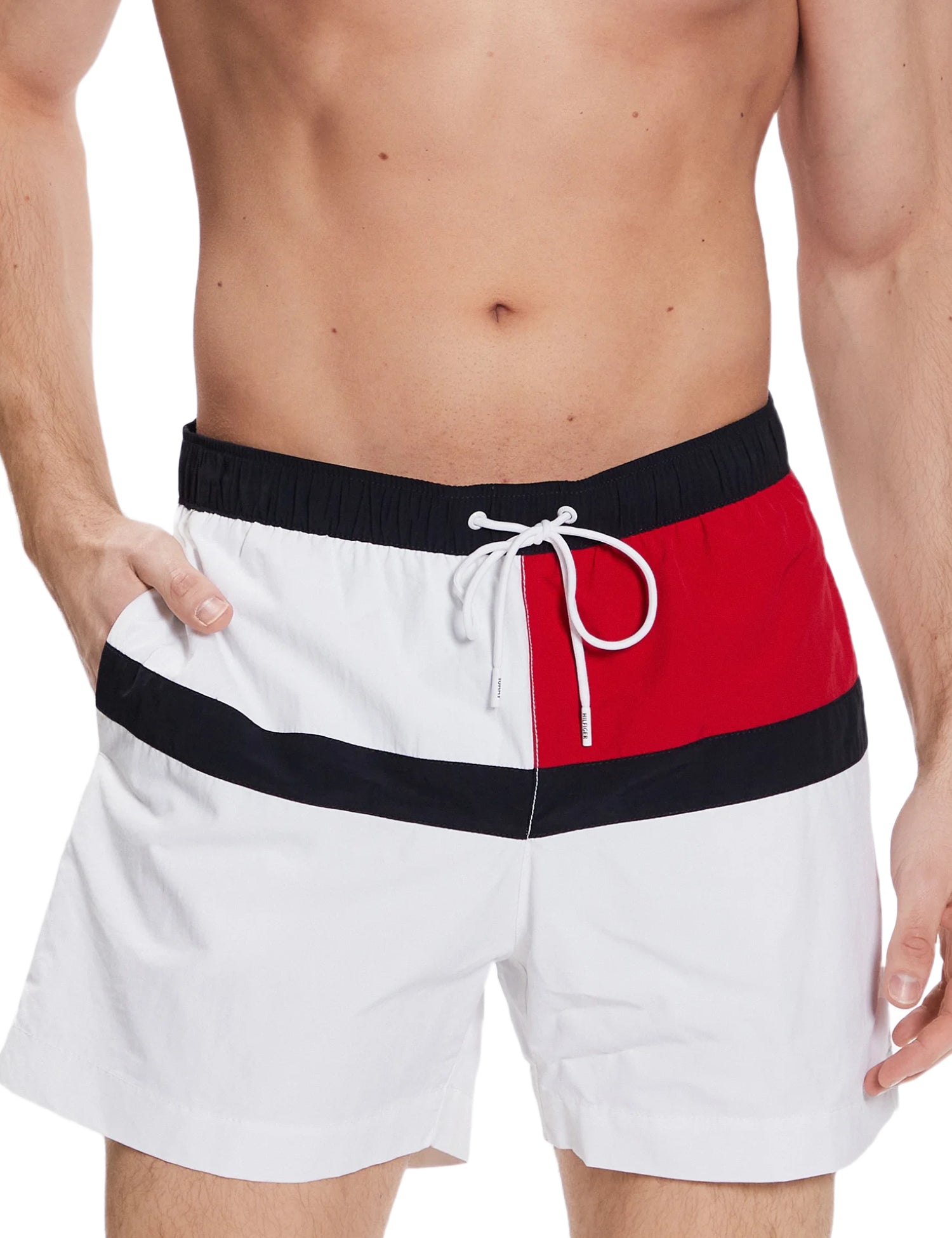 Costumi Bianco Tommy Hilfiger