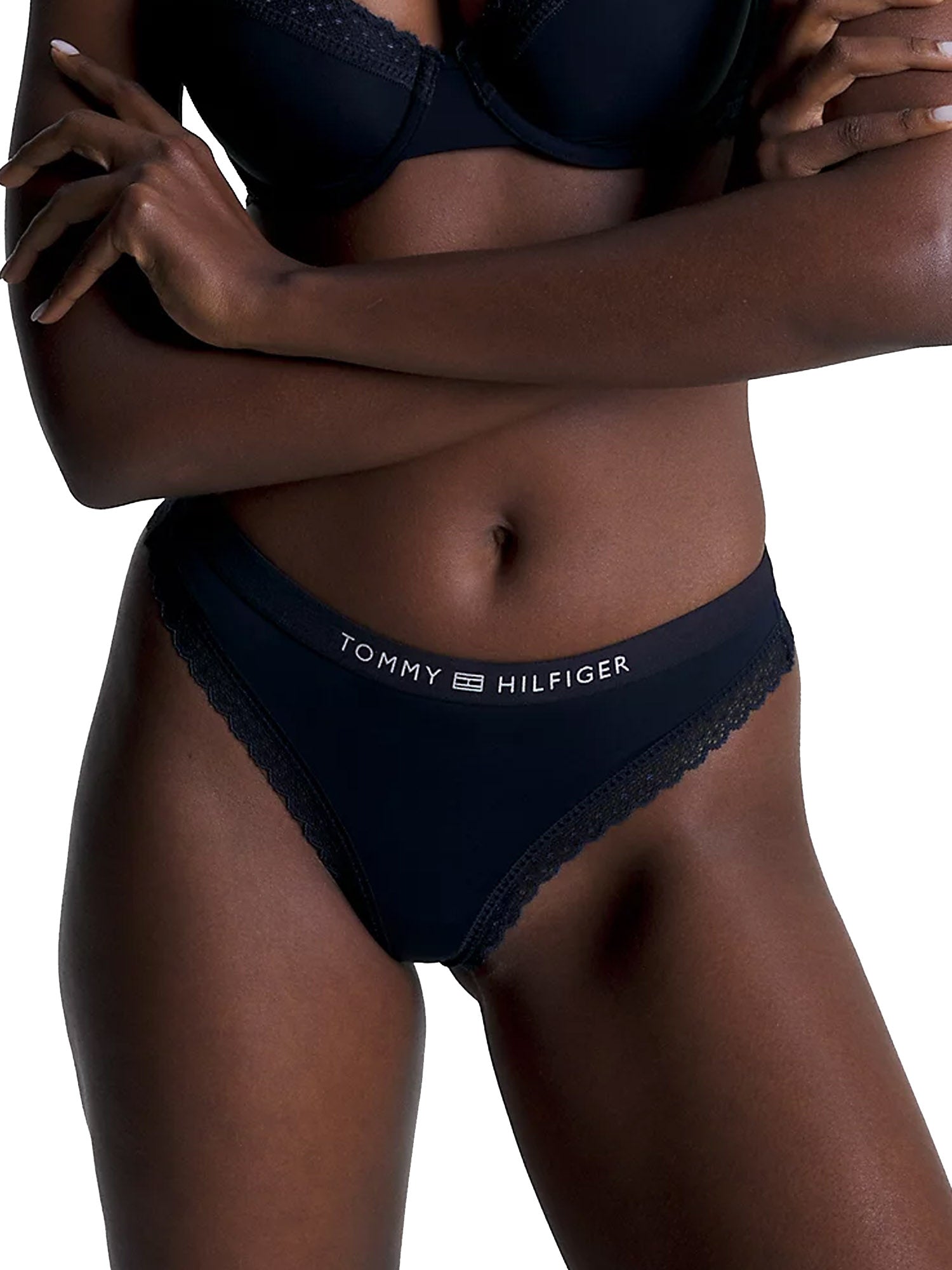 Perizomi Nero Tommy Hilfiger Underwear