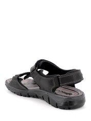Sandali con strappi Nero Igi&co
