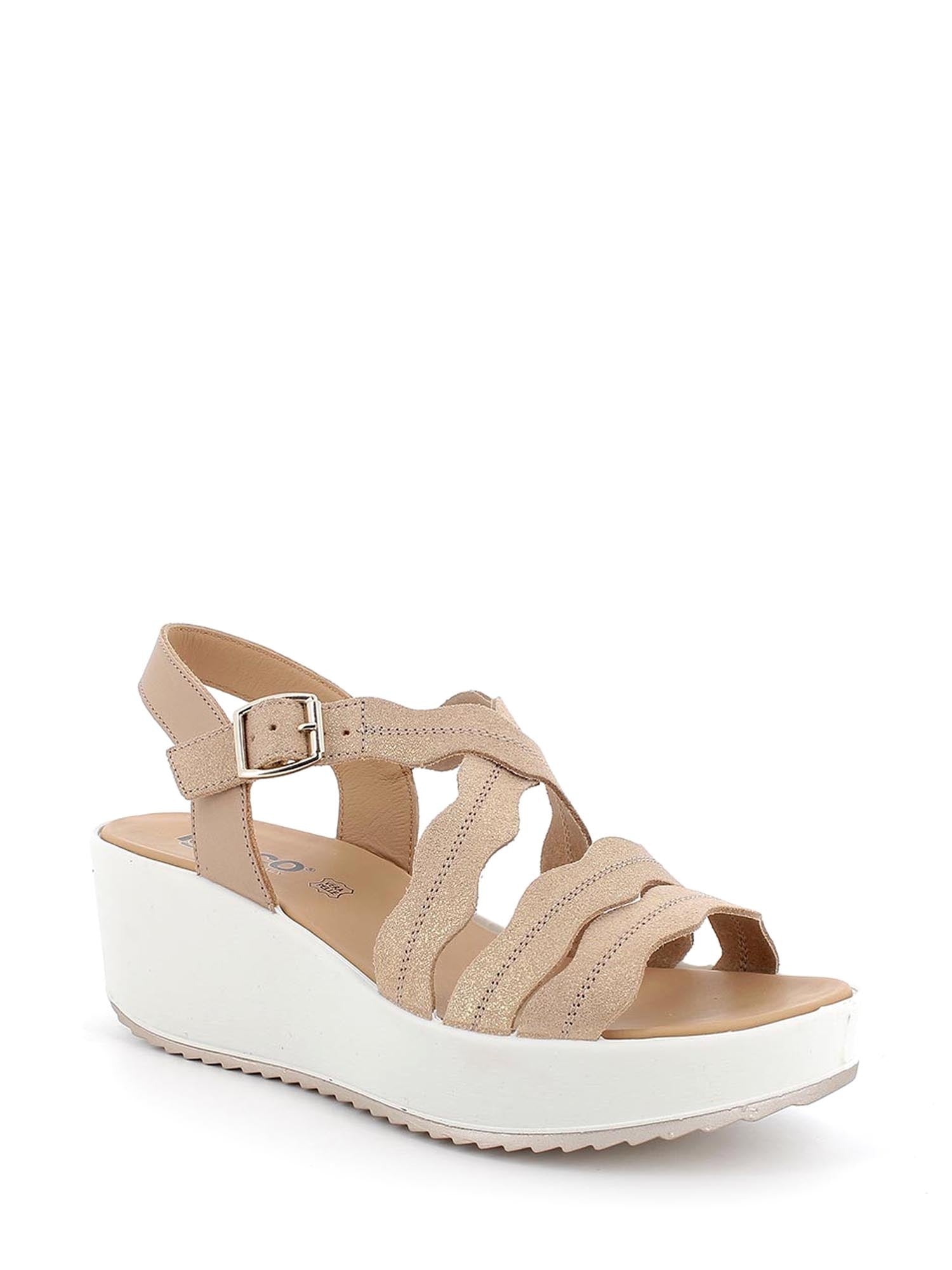 Sandali zeppa Beige Igi&co