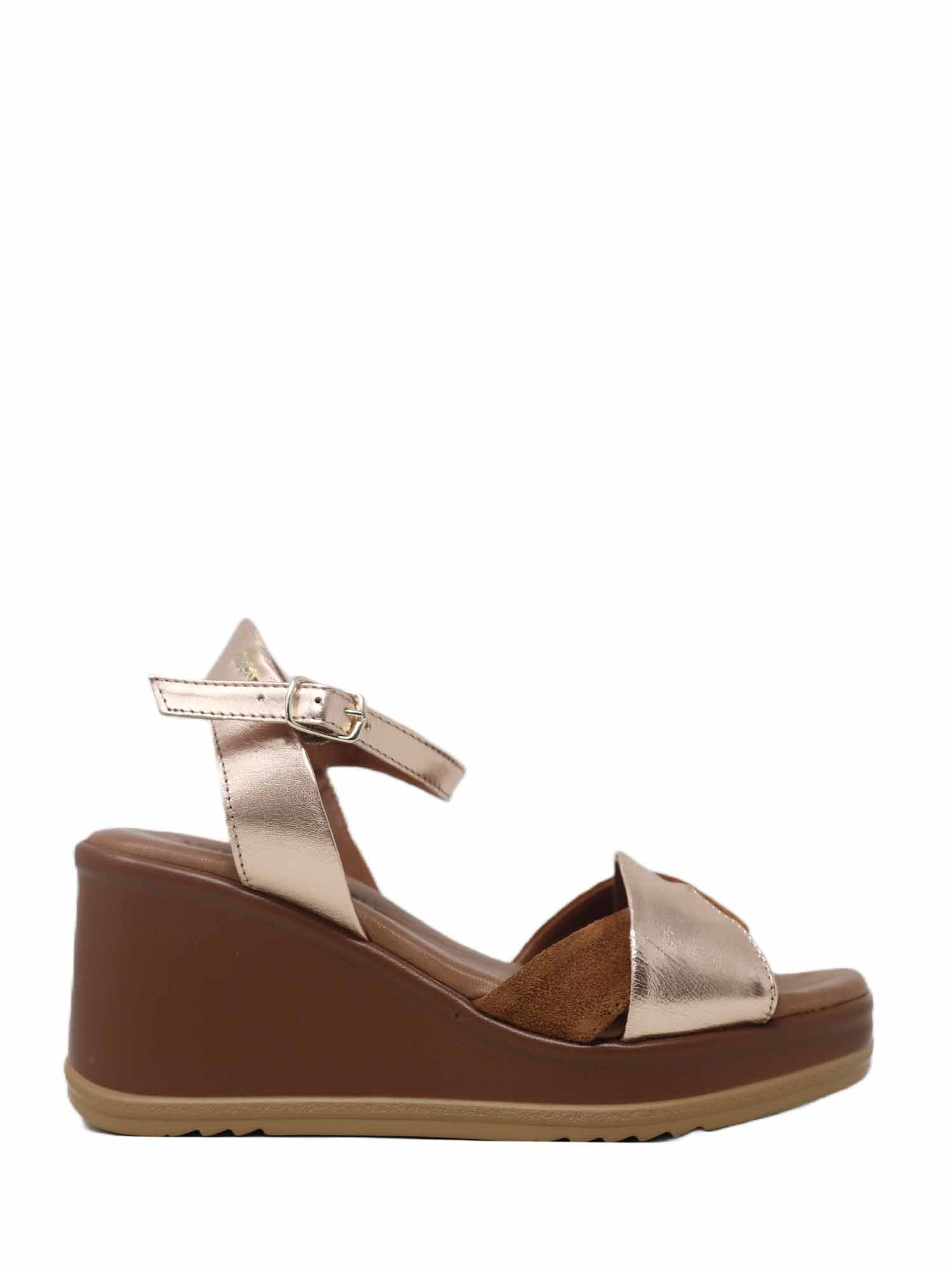 Sandali zeppa Marrone Igi&co