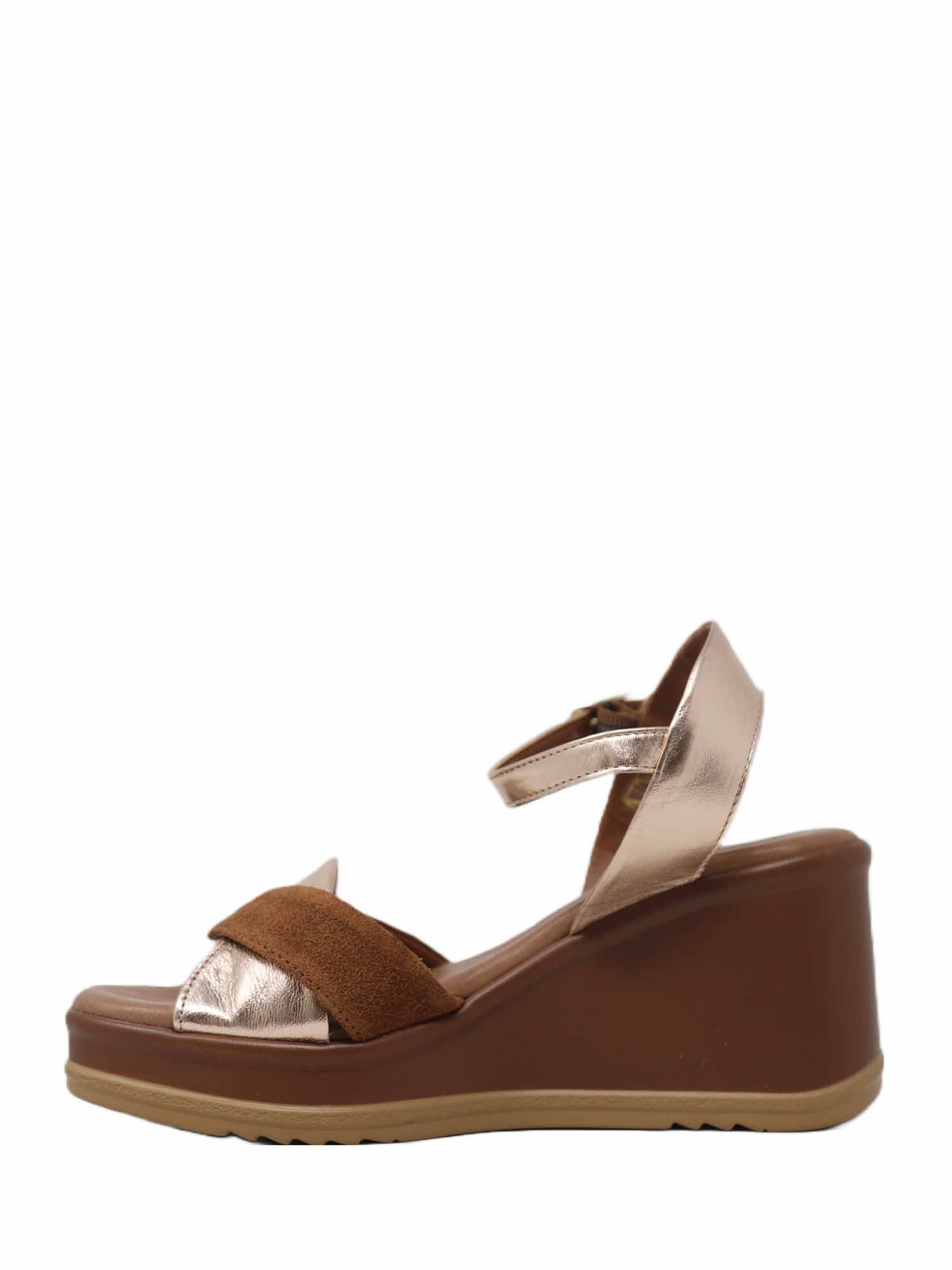 Sandali zeppa Marrone Igi&co