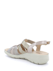 Sandali zeppa Beige Enval