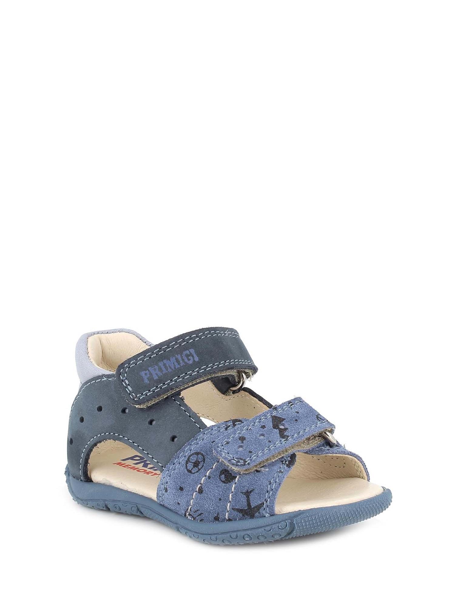 Sandali con strappi Blu Primigi