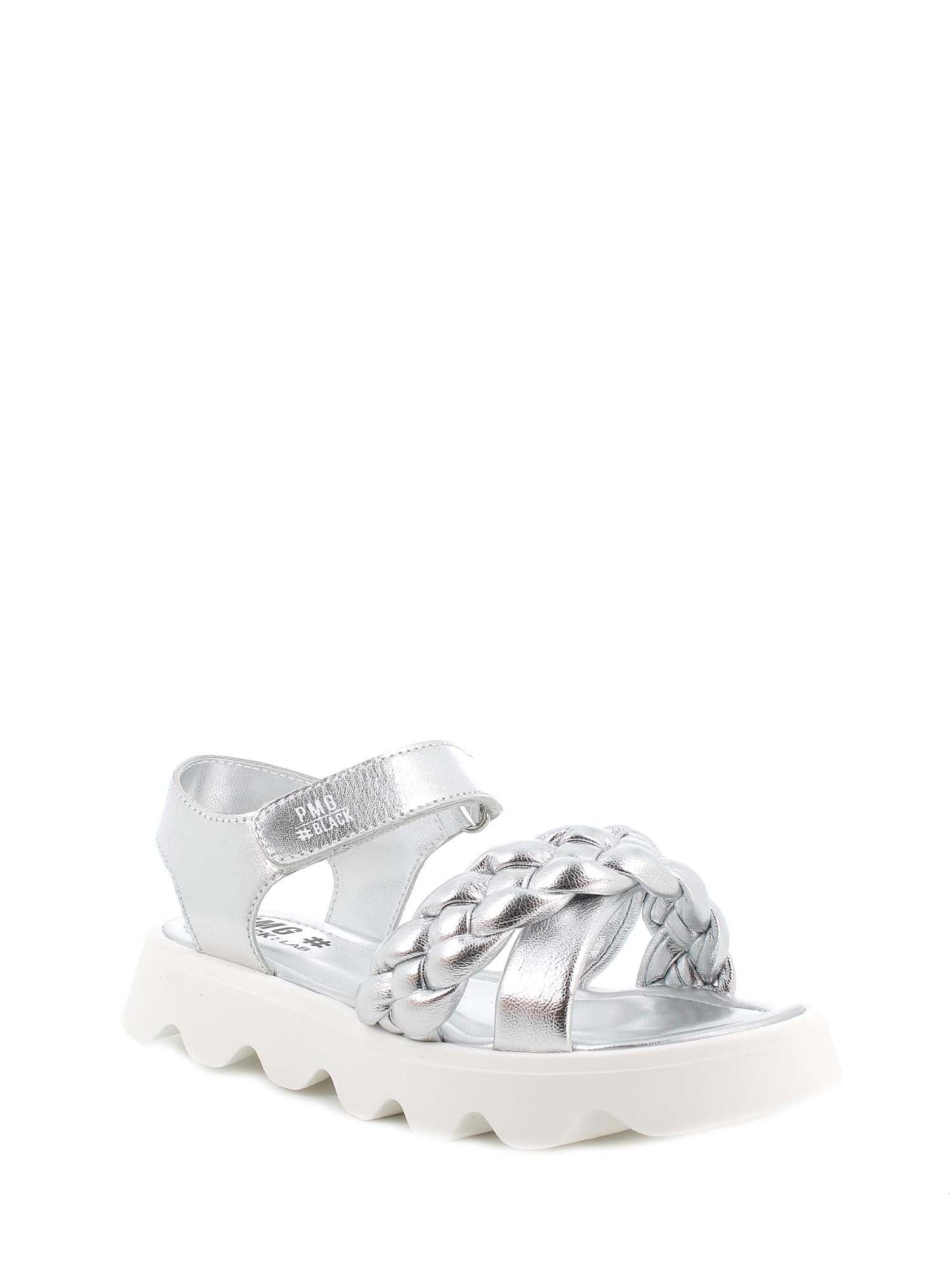 Sandali con strappi Argentato Primigi