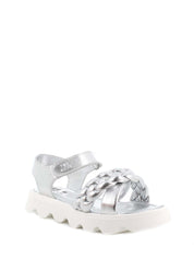 Sandali con strappi Argentato Primigi