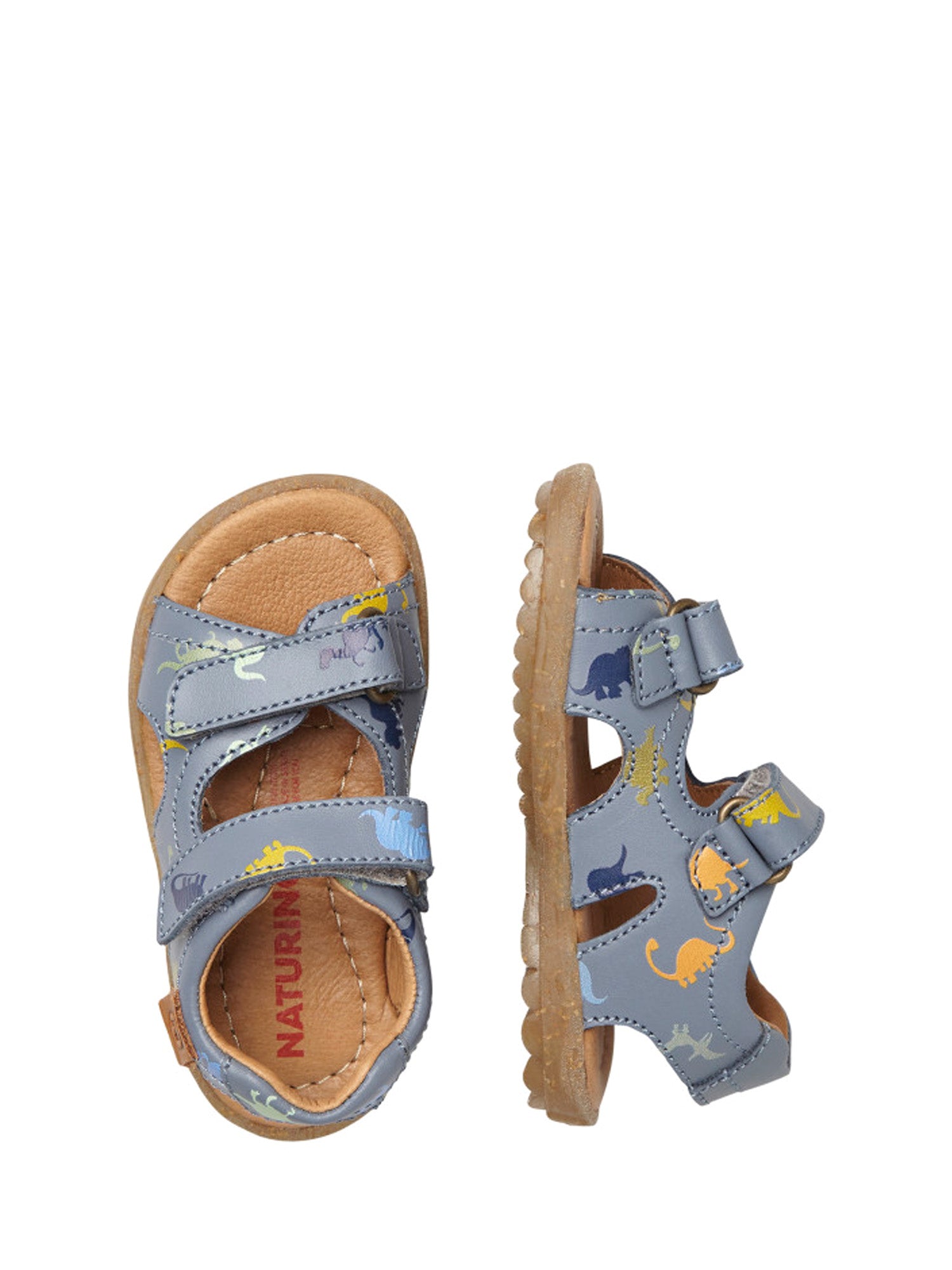 Sandali con strappi Blu Naturino