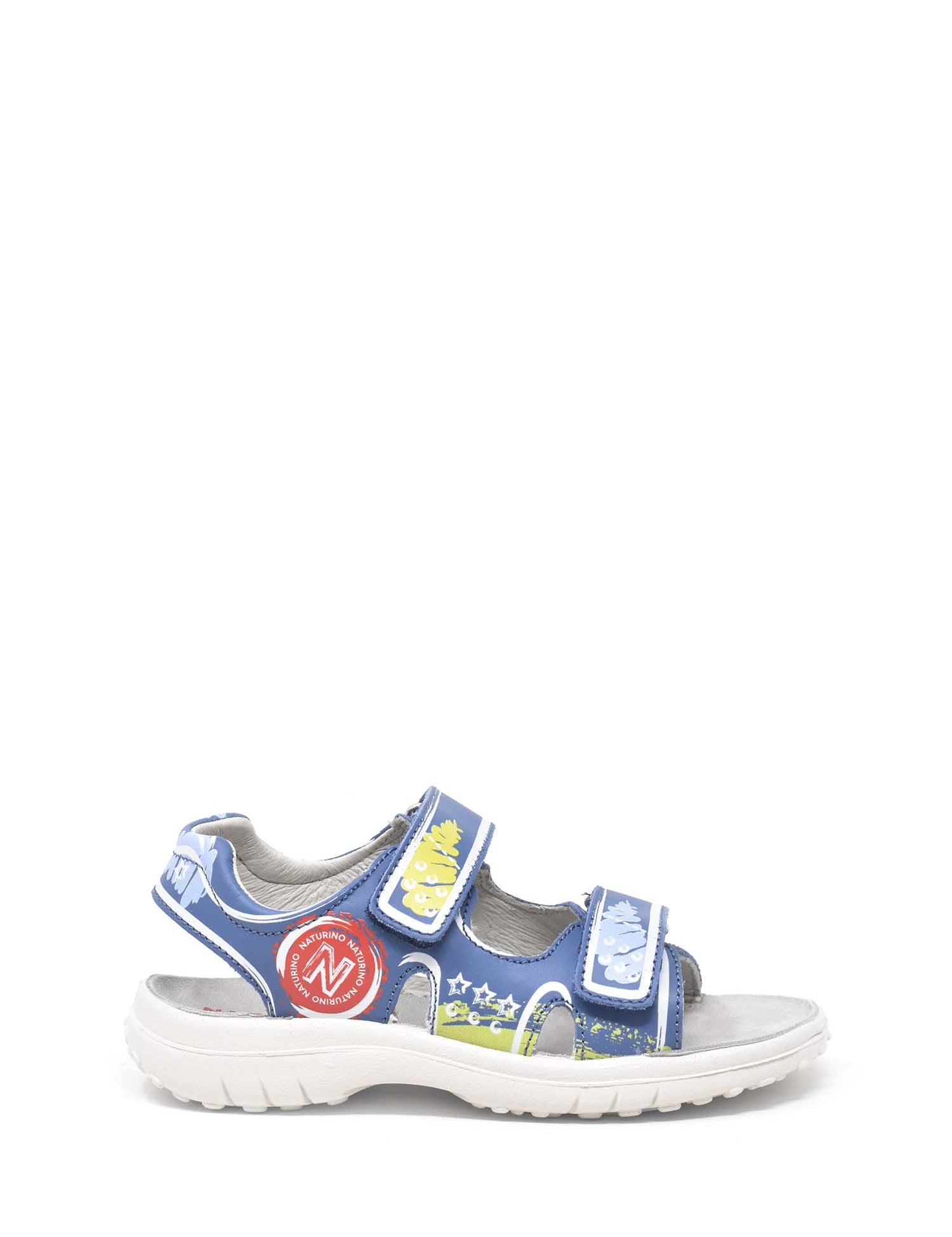 Sandali con strappi Blu Naturino