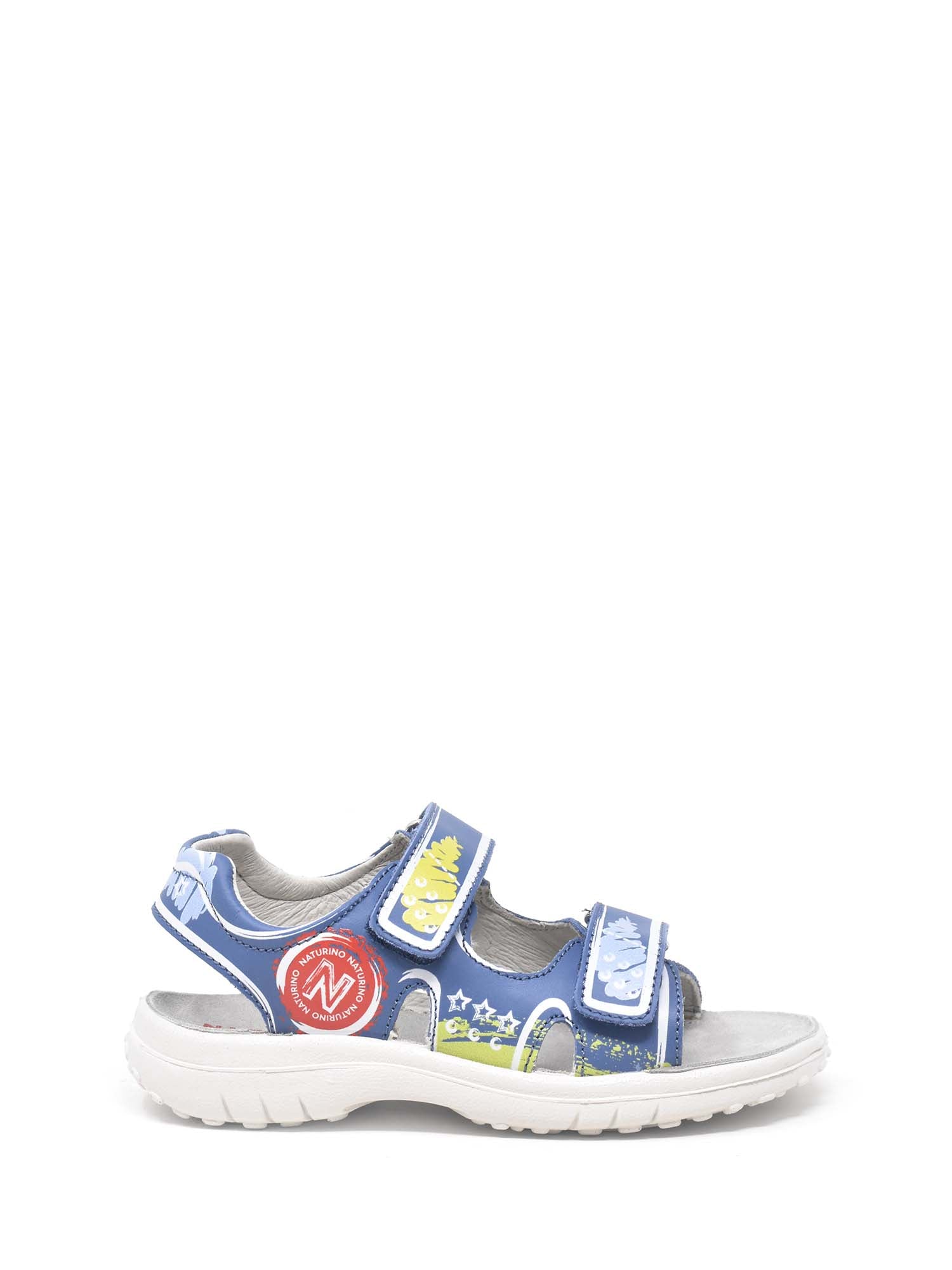 Sandali con strappi Blu Naturino