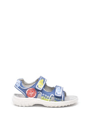 Sandali con strappi Blu Naturino