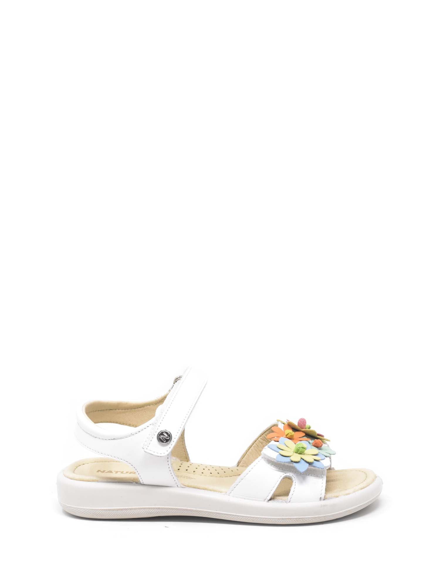 Sandali con strappi Bianco Naturino