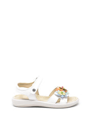 Sandali con strappi Bianco Naturino