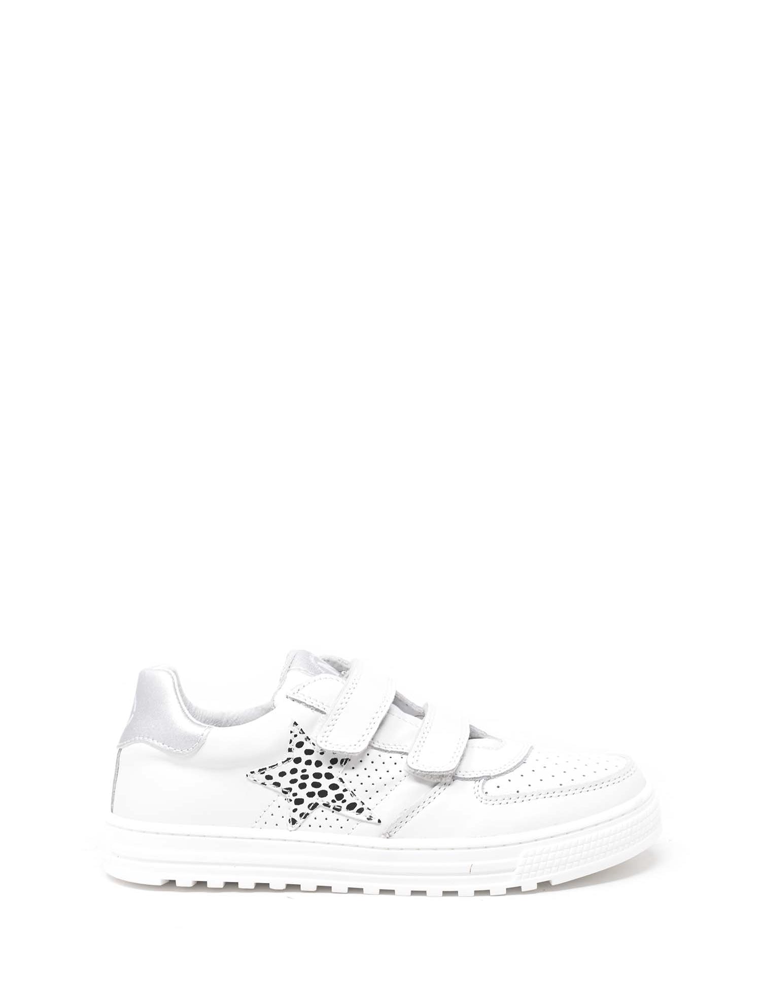 Scarpe con strappi Bianco Argento Naturino